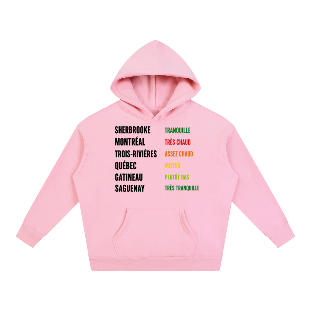 HOODIES "VILLE DE QUEBEC"(écris noir)
