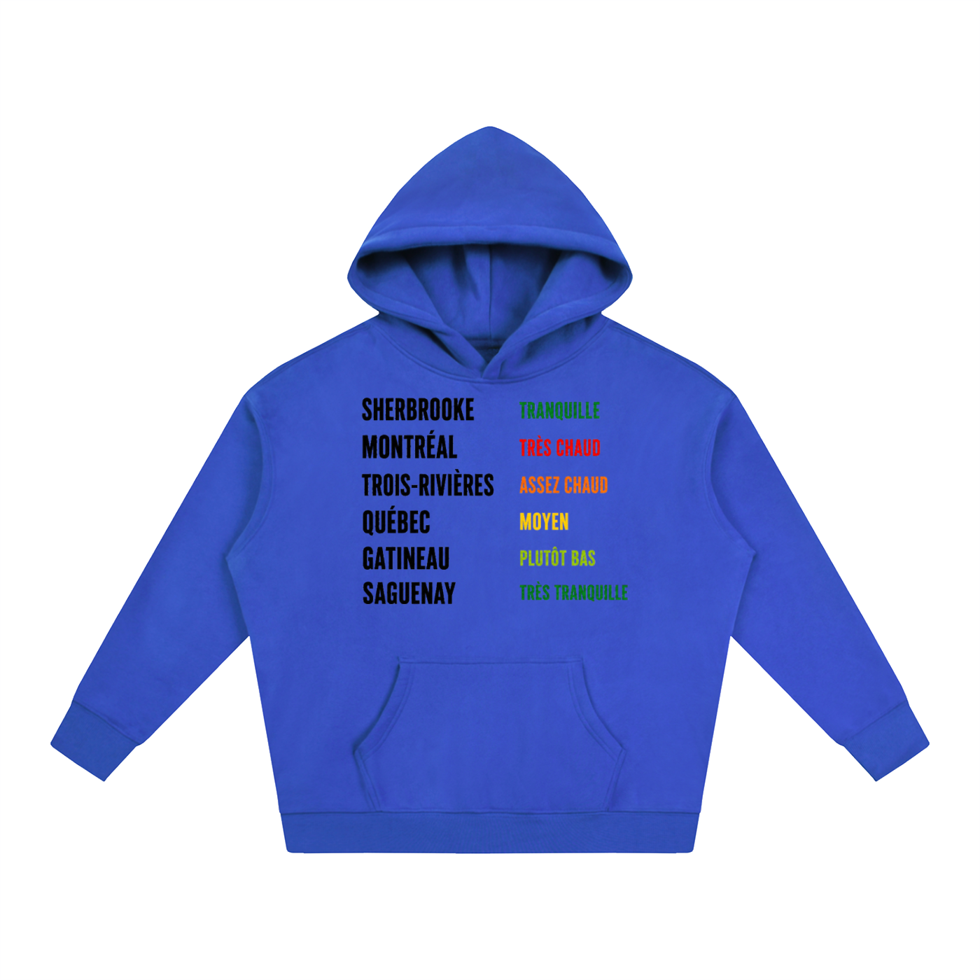HOODIES "VILLE DE QUEBEC"(écris noir)