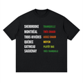 T-SHIRT " VILLE DU QUEBEC (noir)"