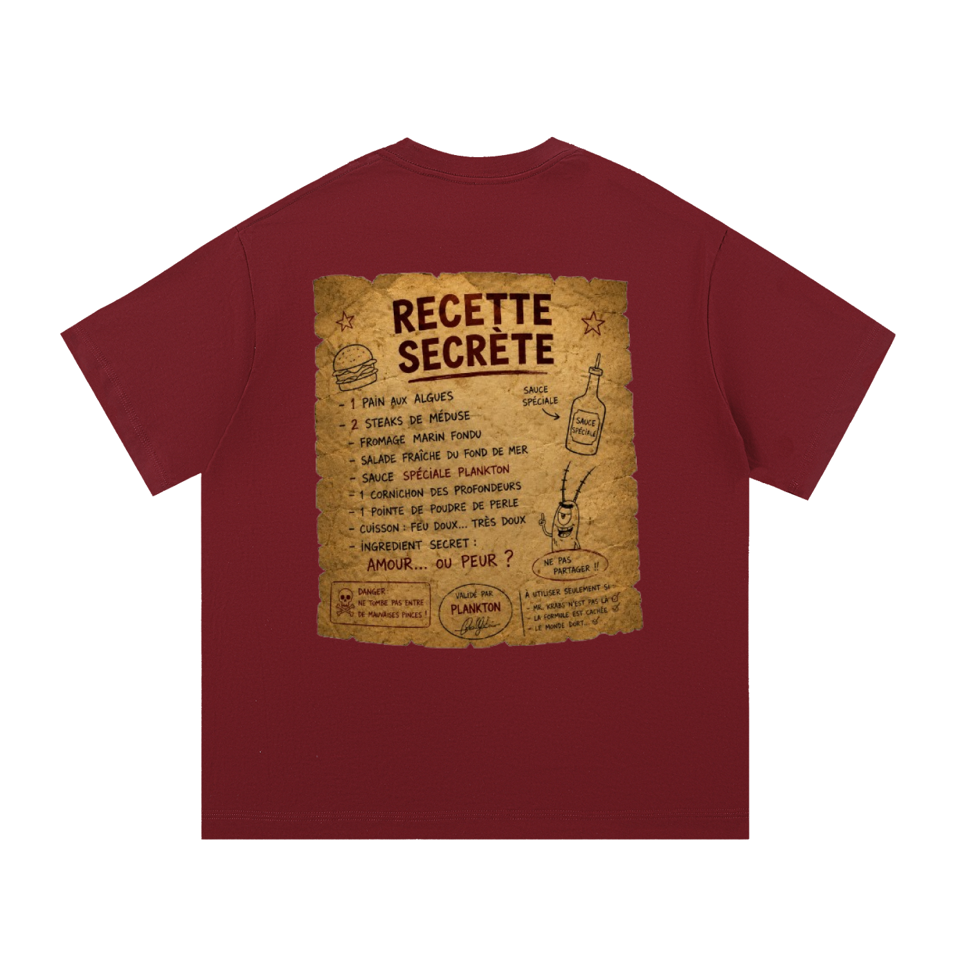 "SECRET RECIPE" T-SHIRT
