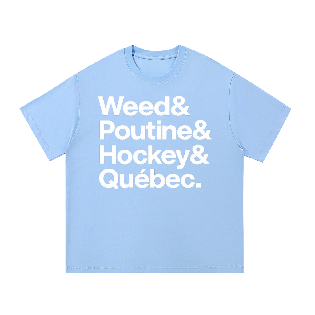 T-SHIRT "QUEBEC CITY (white text)"