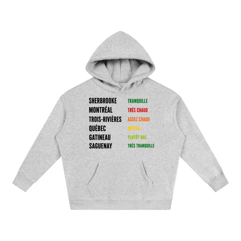 HOODIES "VILLE DE QUEBEC"(écris noir)