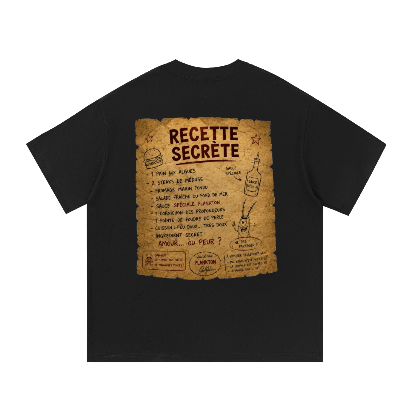 "SECRET RECIPE" T-SHIRT