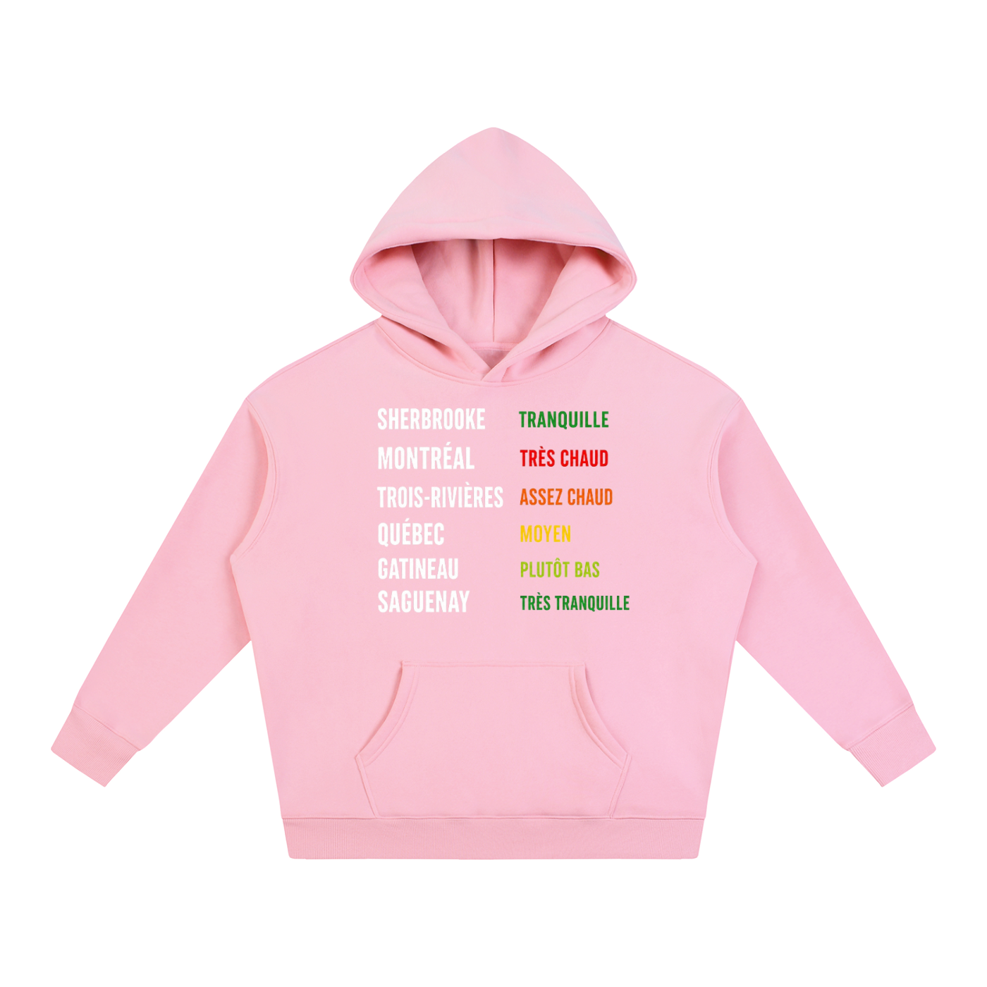 HOODIES "VILLE DE QUEBEC"(écris blanc)